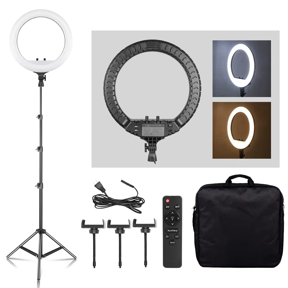 Photography Lighting Youtube - SH 18 Inch Knob Ring Light