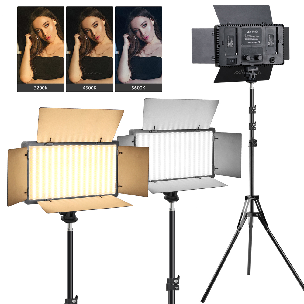 Iris Photography Led Lighting Pack - U600 LED Video Light Studio Light