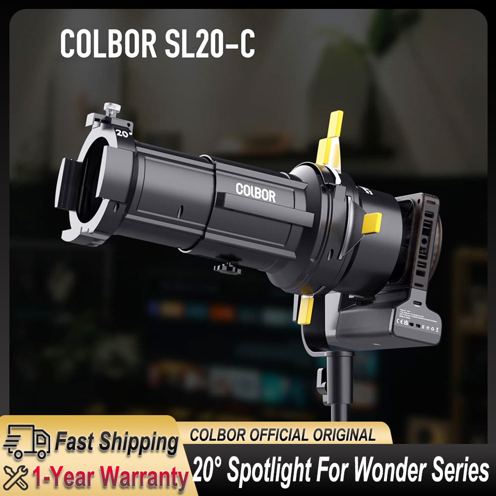 Photography Lighting Modifiers - COLBOR SL20-C LED Spotlight Light Modifiers