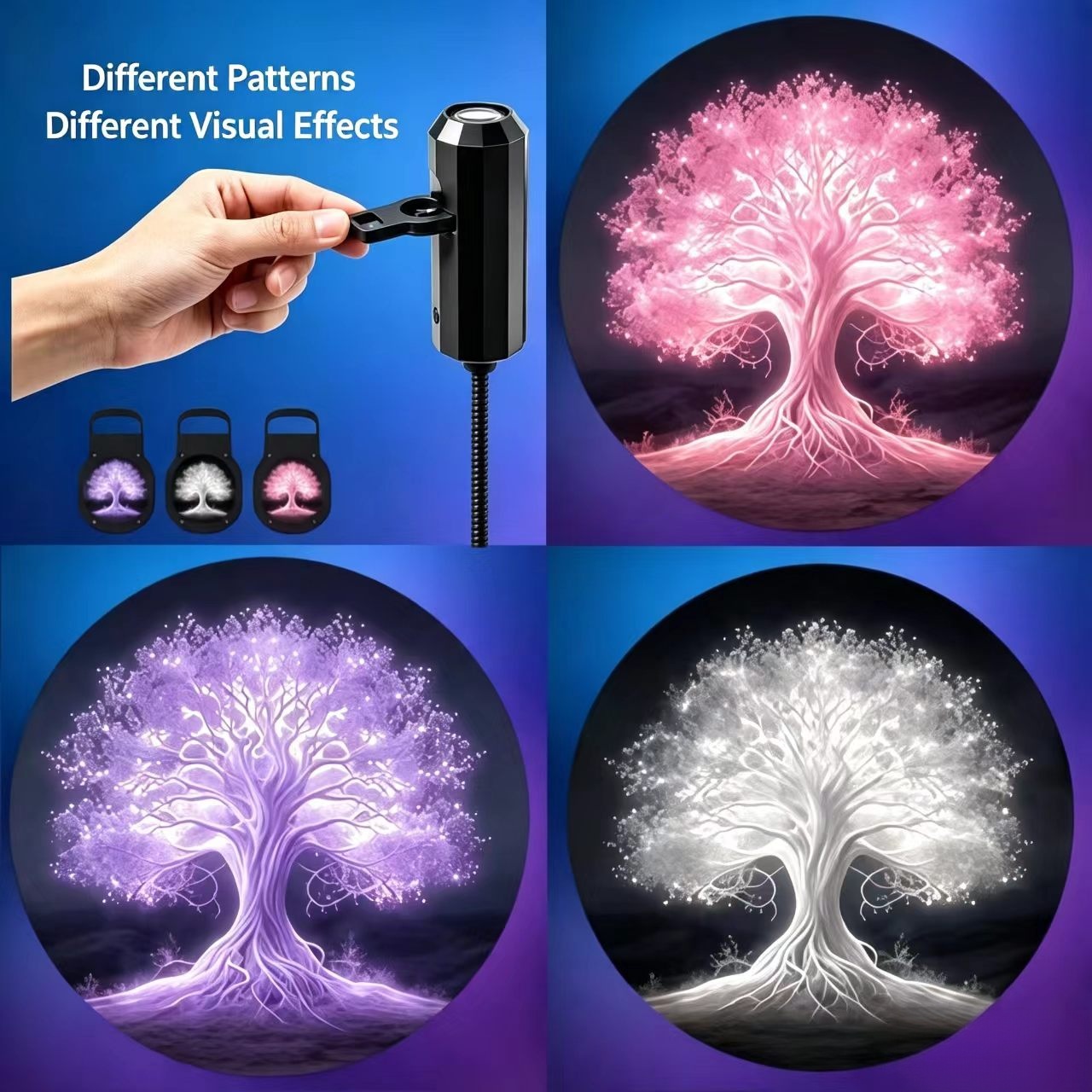 Photography Lighting Home - Life Tree Projection Ambient Light Photography