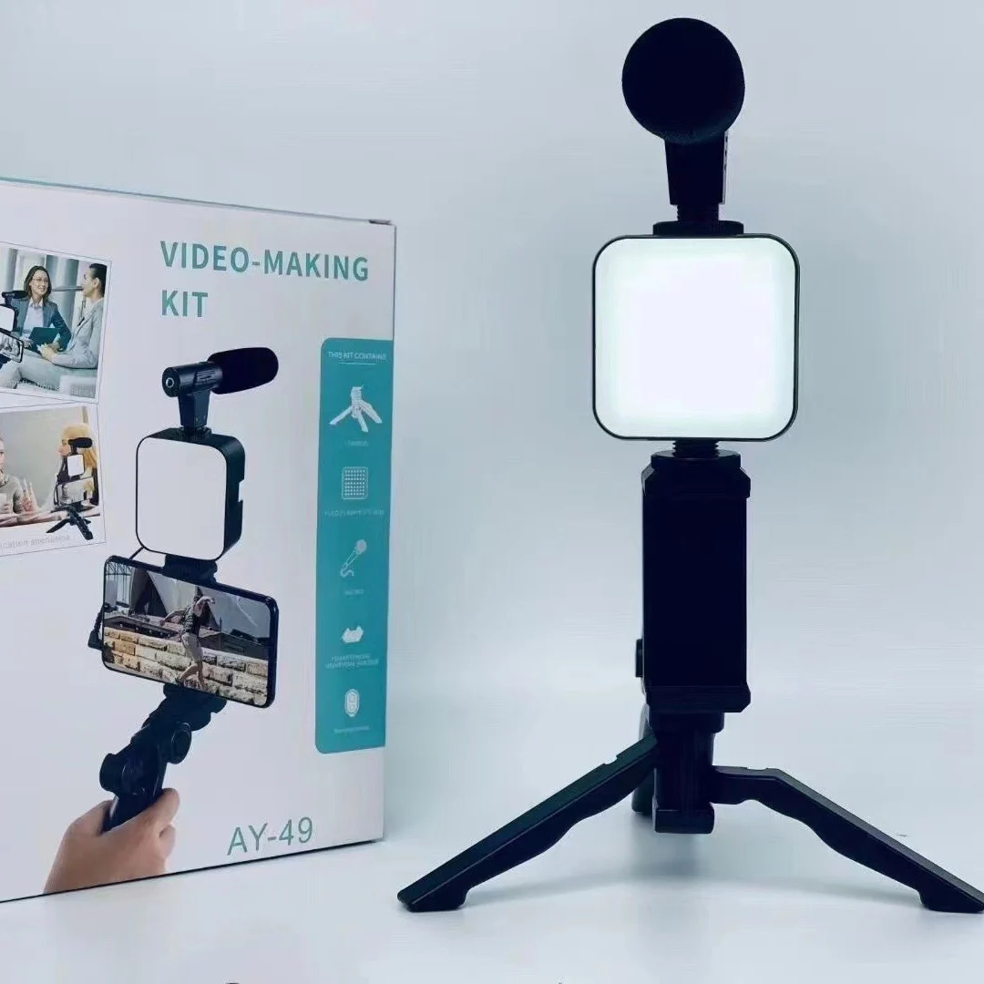 Iris Photography Led Lighting Pack - Smartphone Vlogging Kit With Tripod Phone