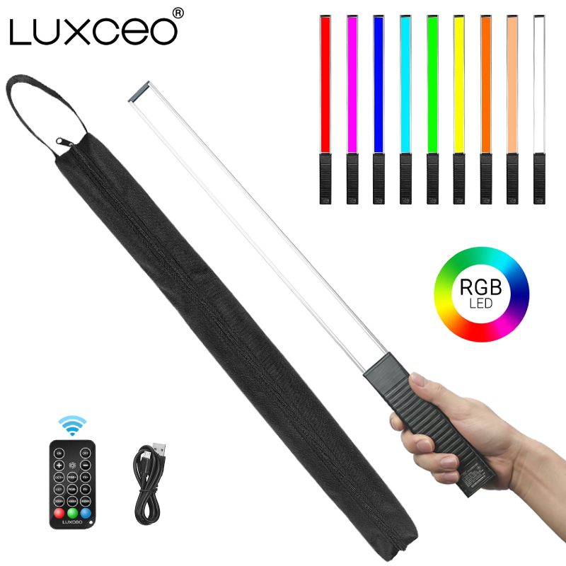 Photography Lighting Youtube - LUXCEO Q508A Handheld RGB Video Tube