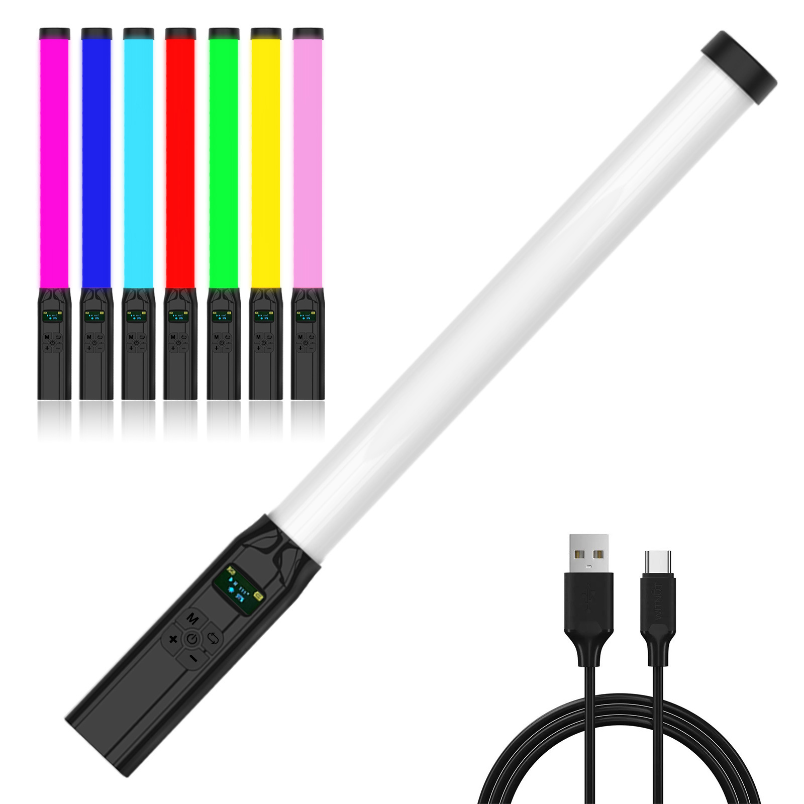 Photography Lighting Youtube - 50CM RGB Stick Light Wand Lightweight