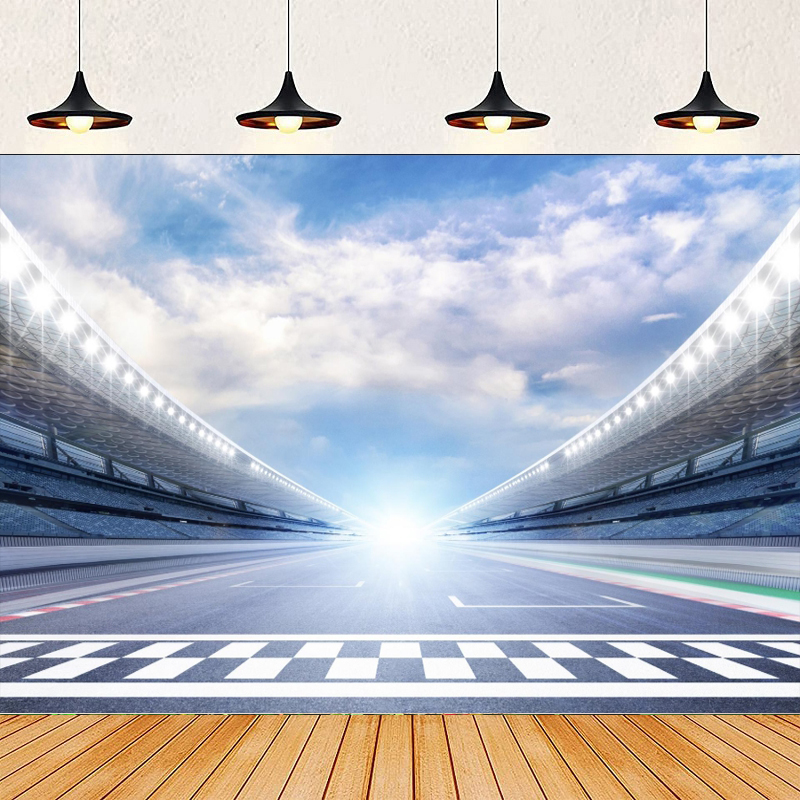 Photography Lighting Spotlight - Racing Car Photography Backdrop Finish Line