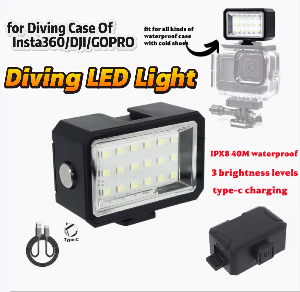 Iris Photography Led Lighting Pack - Video Fill Light 40M Waterproof LED