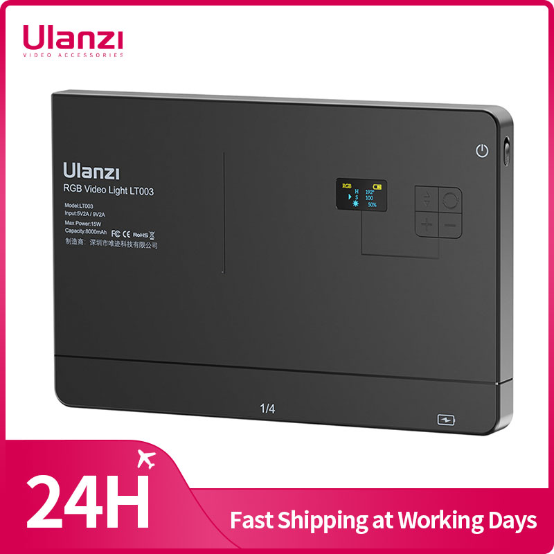 Photography Lighting With Umbrella - Ulanzi LT003 15W RGB Video Light
