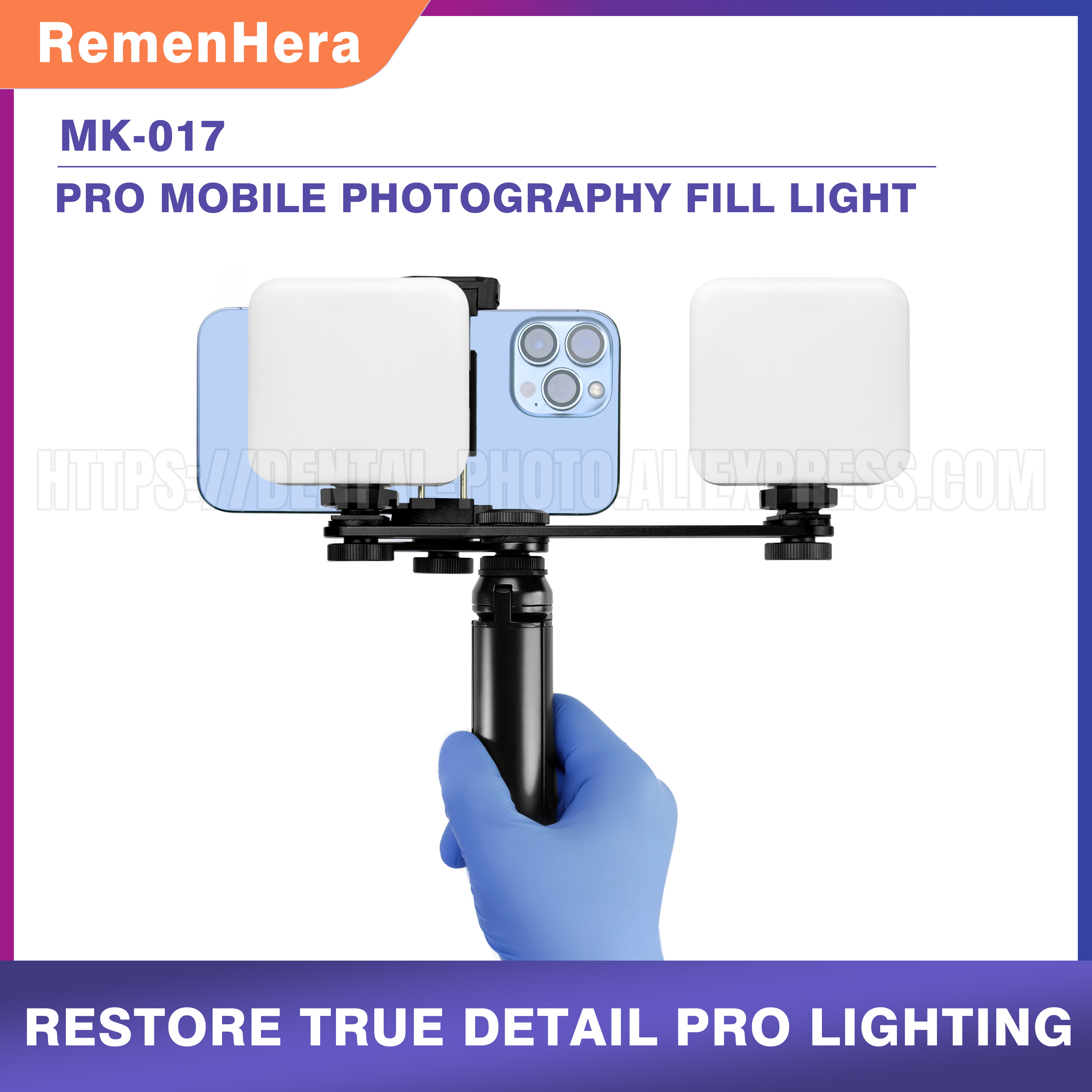 Photography Mobile Lighting - HERA Mobile Phone Photography LED Fill