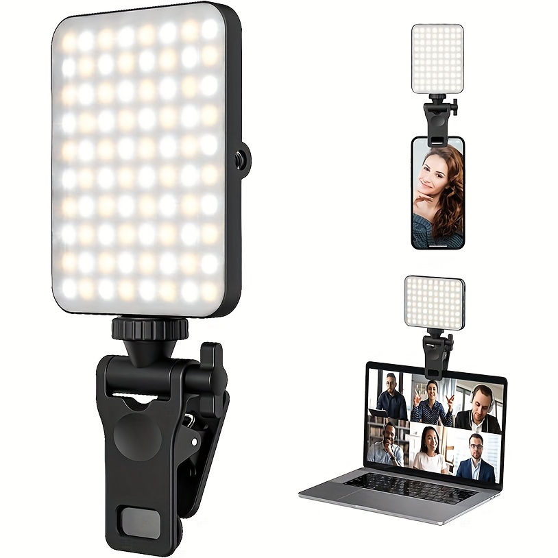 Photography Lighting Spotlight - 1pc Rechargeable Magnetic LED Selfie Light,3