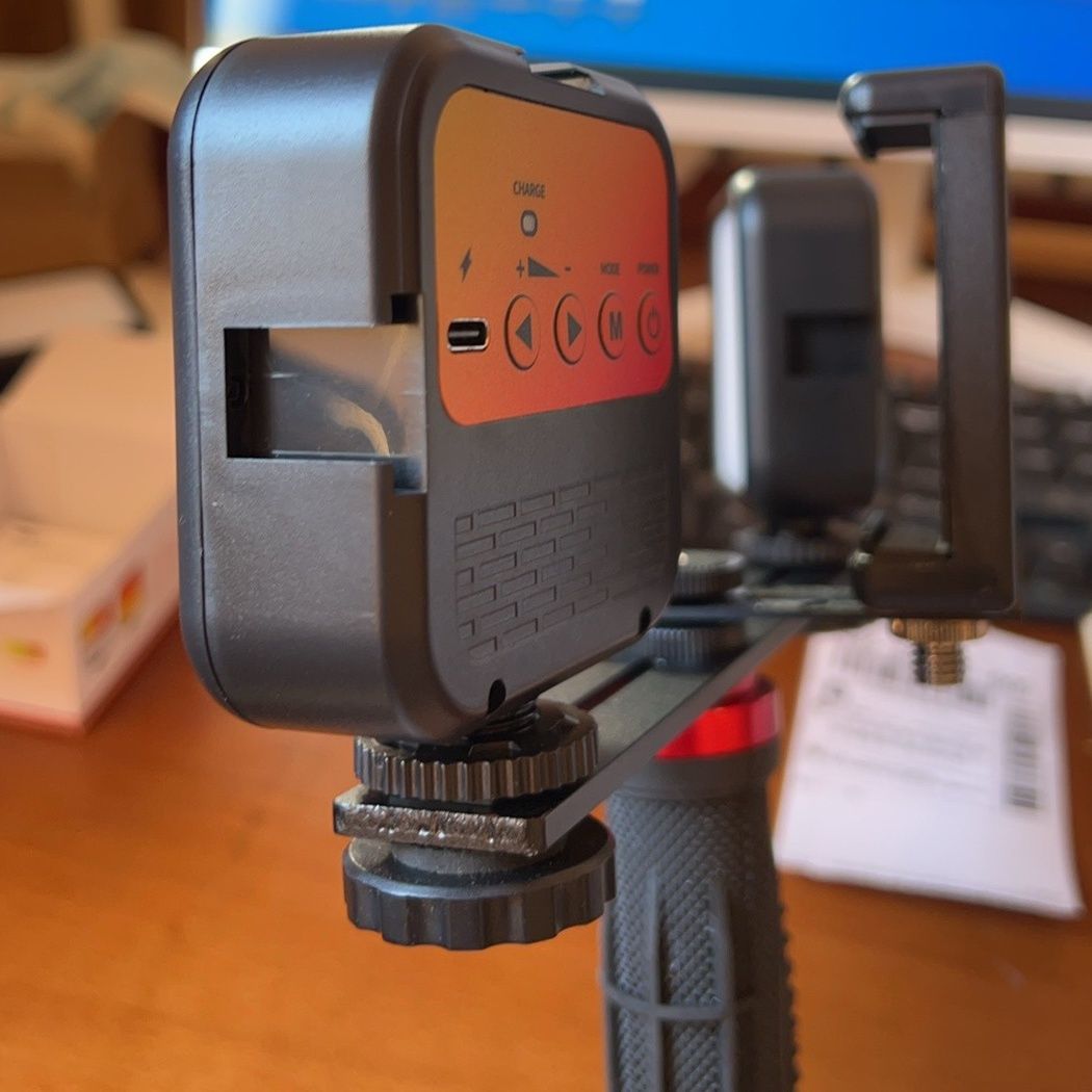 Photography Mobile Lighting - Dental mouth shooting Mobile phone filling