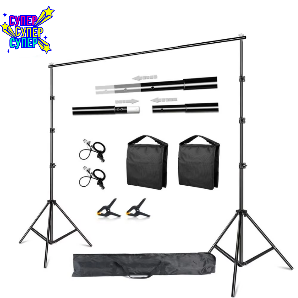 Backdrop Stand Photo Backgroun - Photography Lighting Weight Bags recension och pris