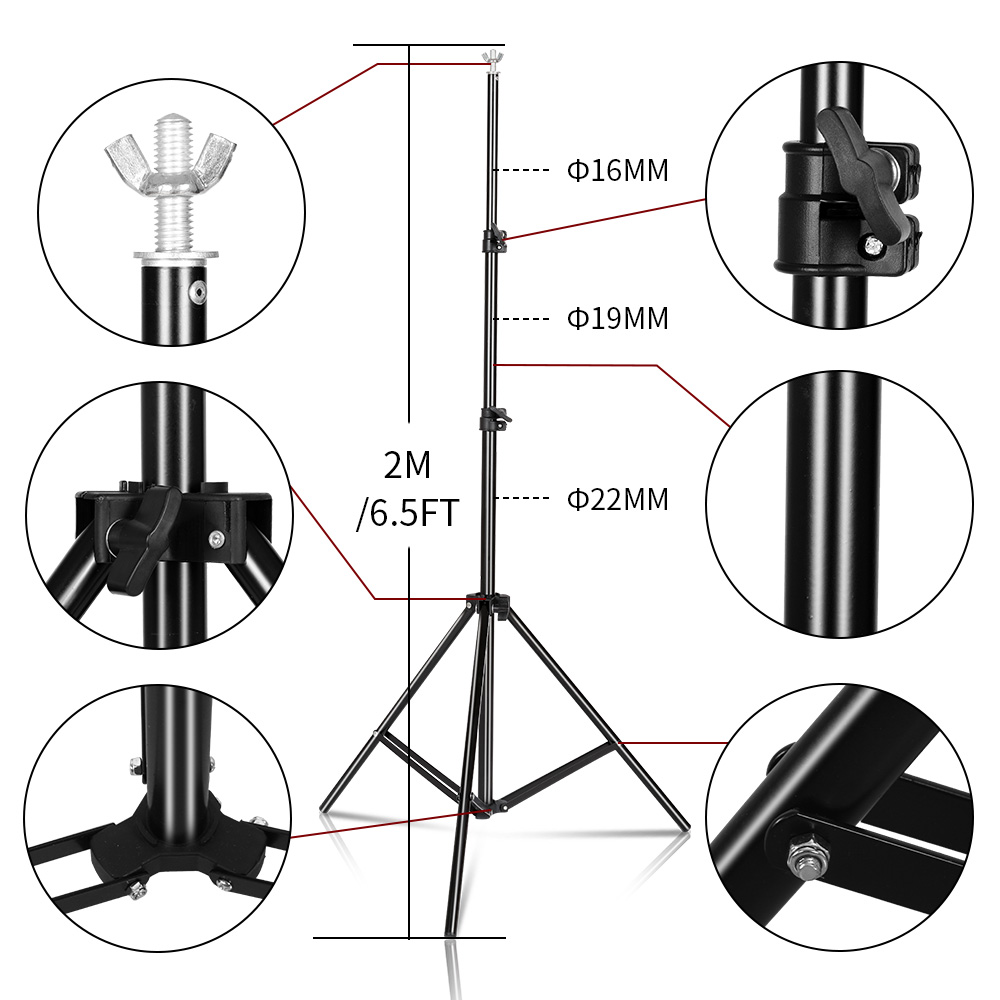 Backdrop Stand Photo Backgroun - Photography Lighting Weight Bags recension och pris