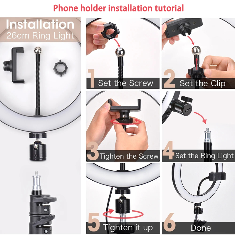 16/26/33cm Selfie Ring Light P - Photography Lighting For Products recension och pris