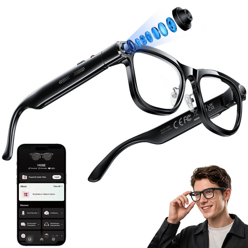 AI Smart Glasses with ChatGPT  - Photography Lighting Spotlight recension och pris