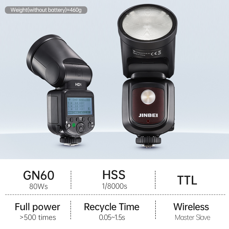JINBEI HD-1Round-head HSS Spee - Photography Lighting Outdoor recension och pris
