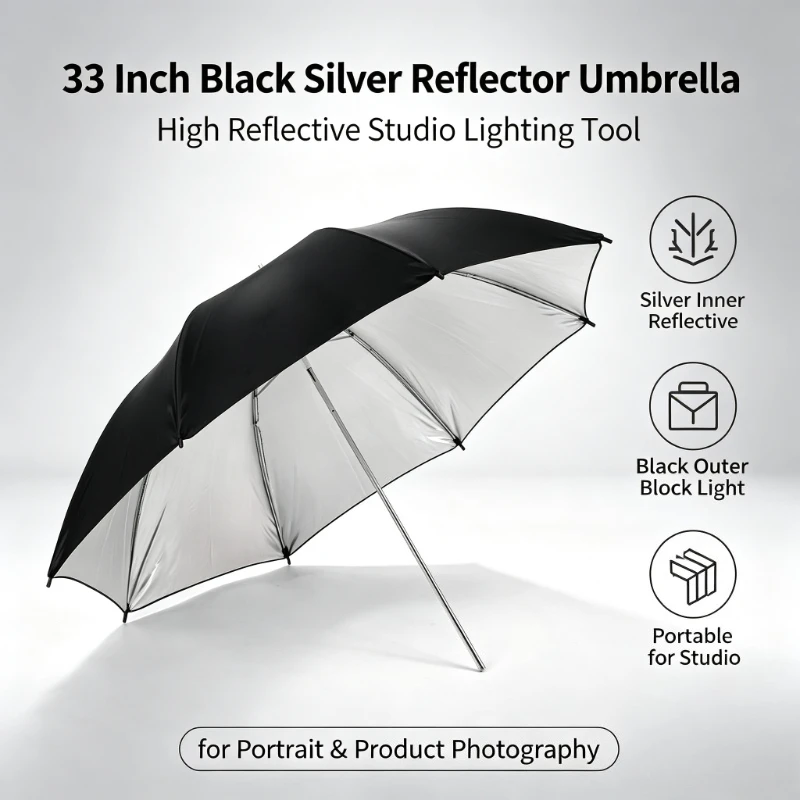 2026 Black Durable 33-inch Ref - Photography Lighting With Umbrella recension och pris