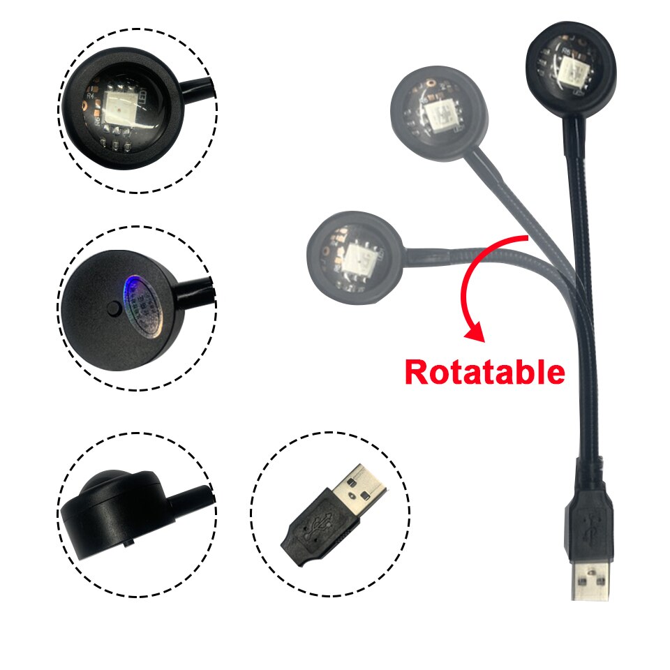 Colorful Gradient USB Sunset L - Photography Lighting Home recension och pris