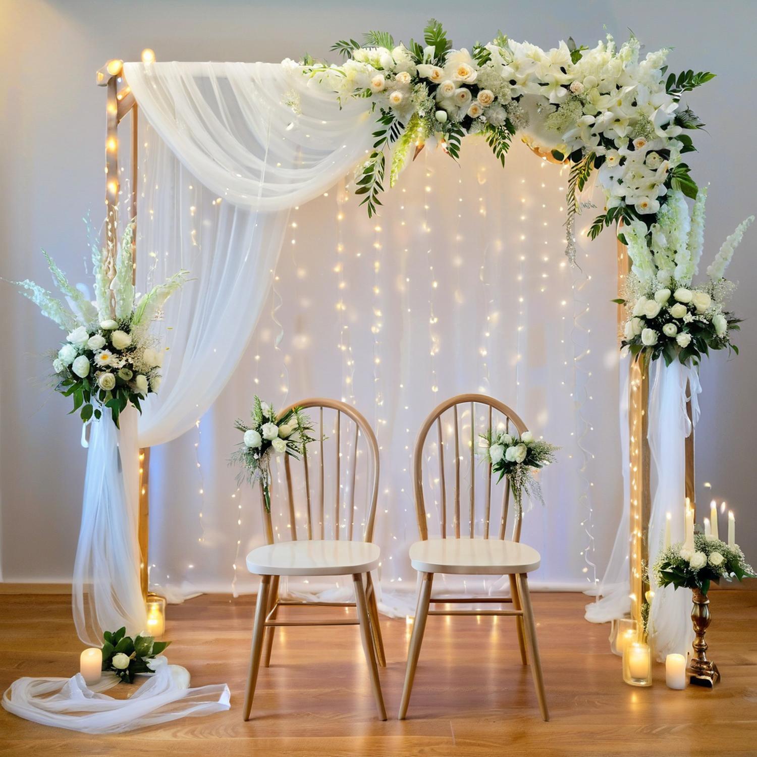 Tulle Backdrop Curtains, Optio - Photography Lighting Home recension och pris