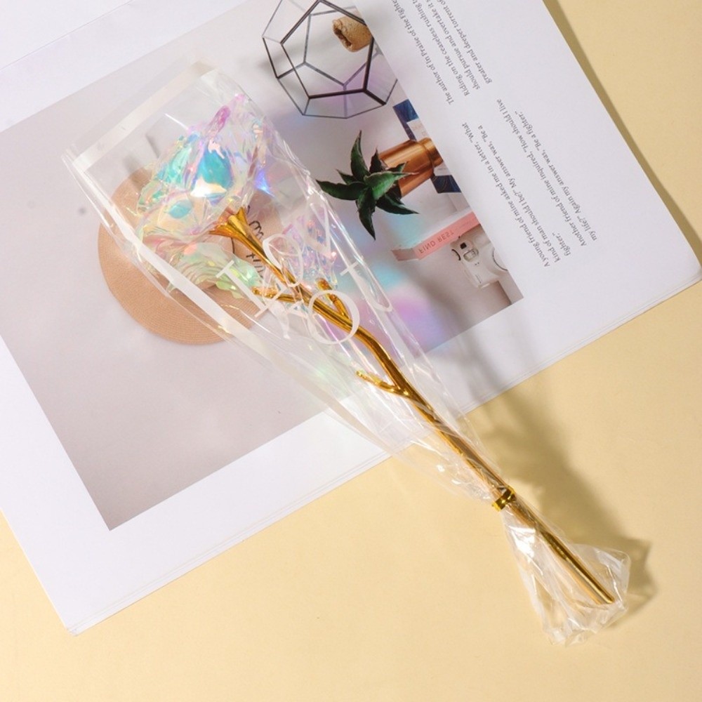 Glowing Gold Foil Rose Flower  - Photography Lighting Simulation recension och pris