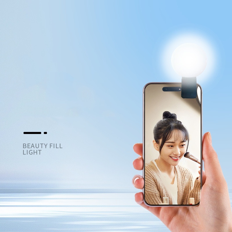 Mini Q Round Selfie Fill Light - Photography Lighting Spotlight recension och pris