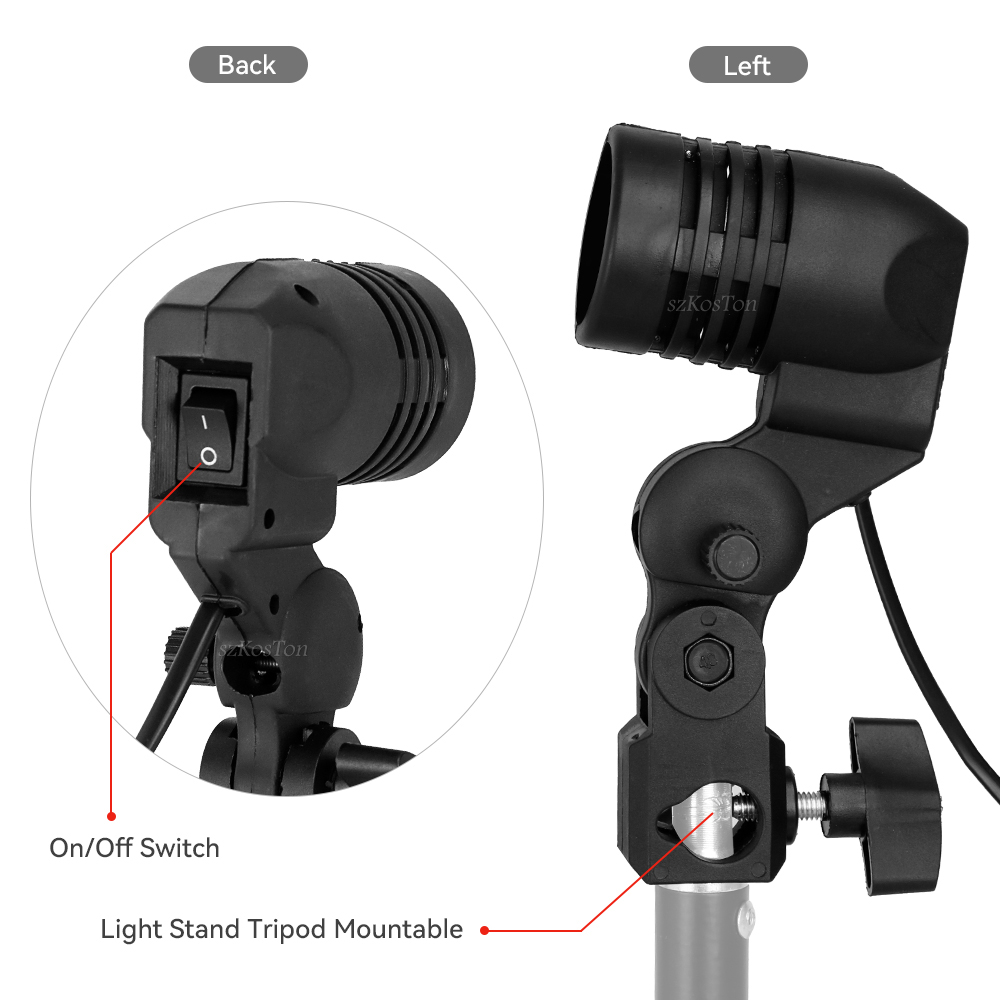 Single Head Bulb Holder E27 So - Photography Lighting With Umbrella recension och pris