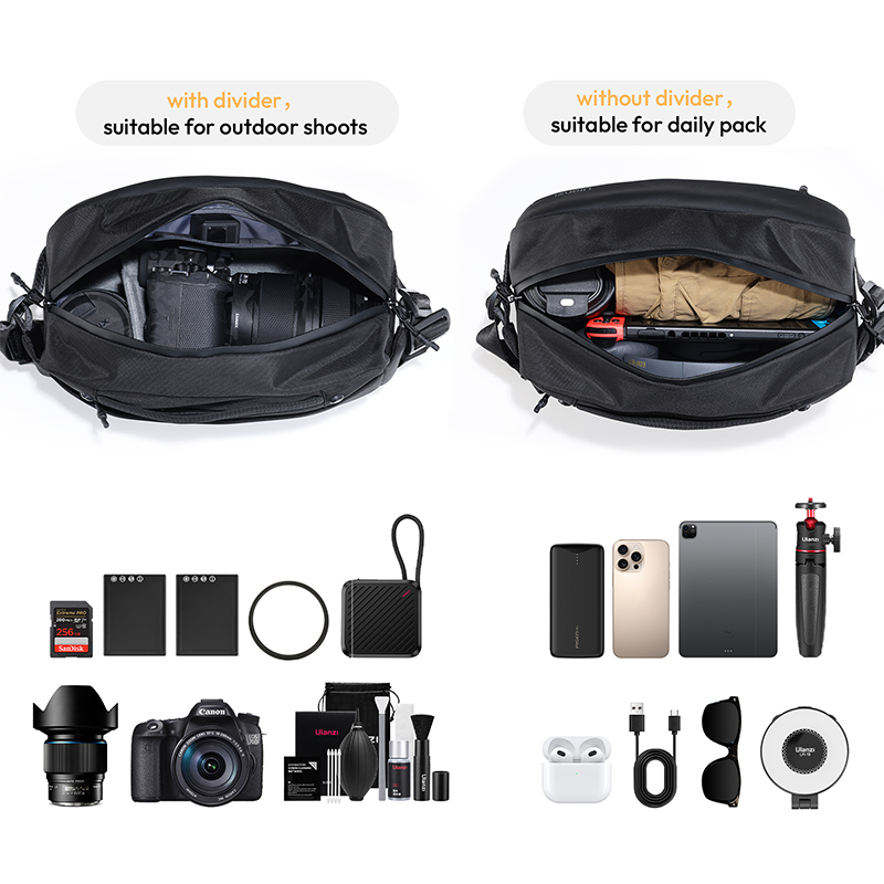 Ulanzi PB038 Travel Sling Bag  - Photography Lighting Outdoor recension och pris