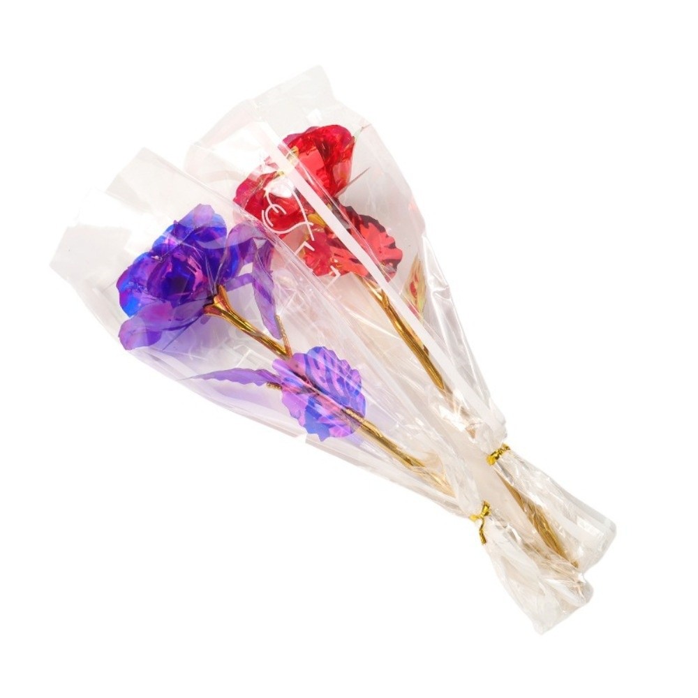 Glowing Gold Foil Rose Flower  - Photography Lighting Simulation recension och pris