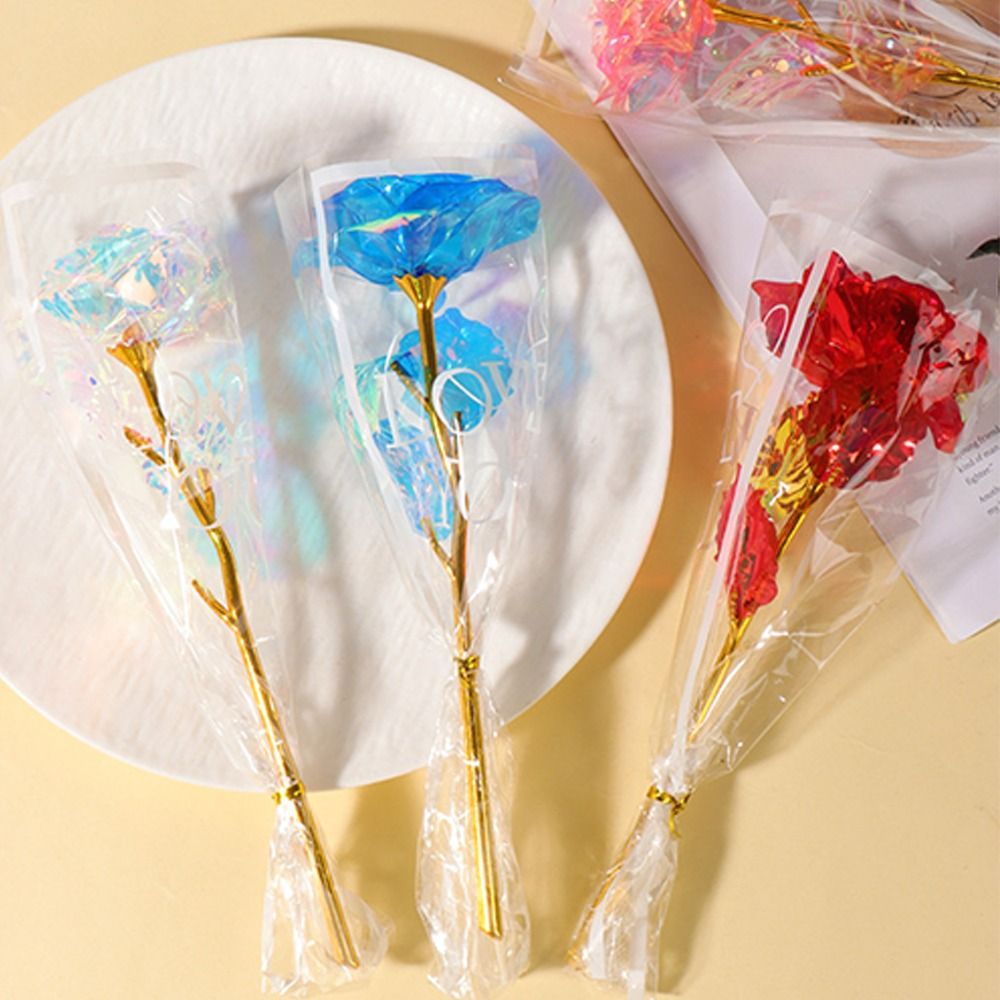Glowing Gold Foil Rose Flower  - Photography Lighting Simulation recension och pris