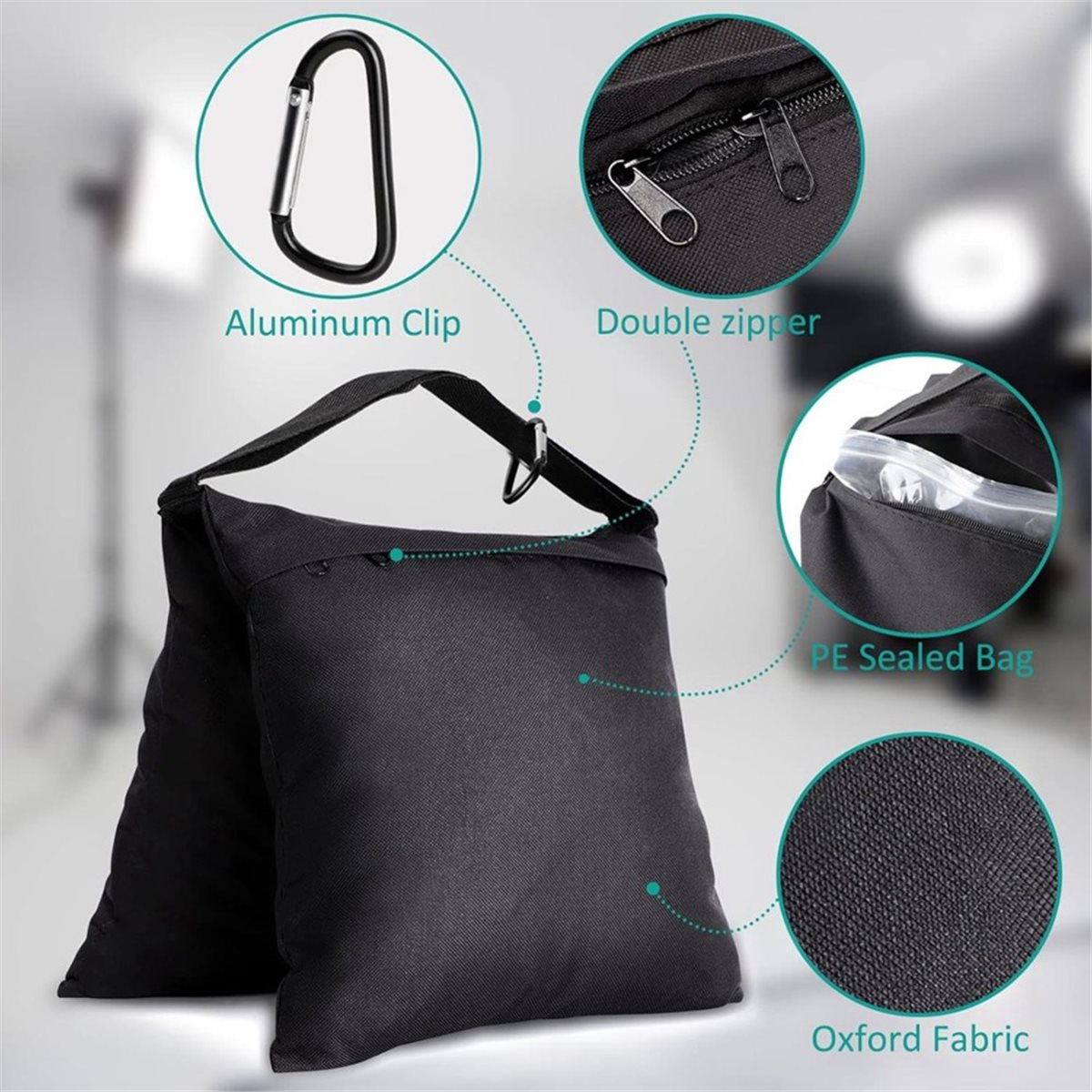 DT75BG 8 Packs Sandbags Weight - Photography Lighting Weight Bags recension och pris