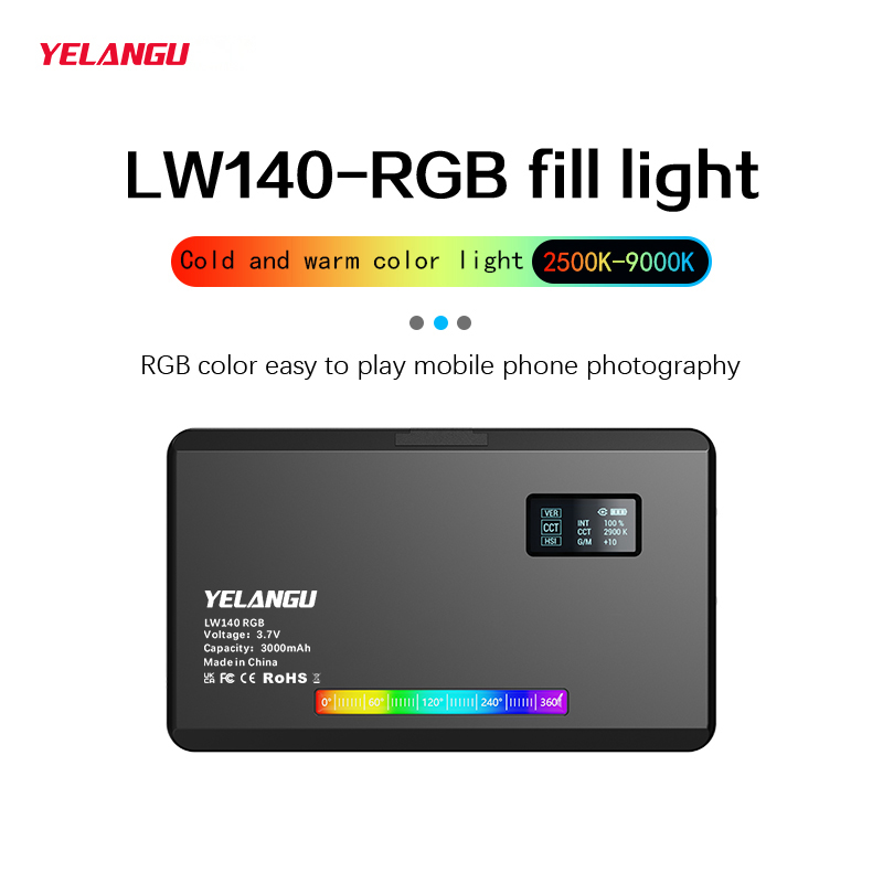 YELANGU RGB LED Video Light W1 - Photography Lighting With Umbrella recension och pris
