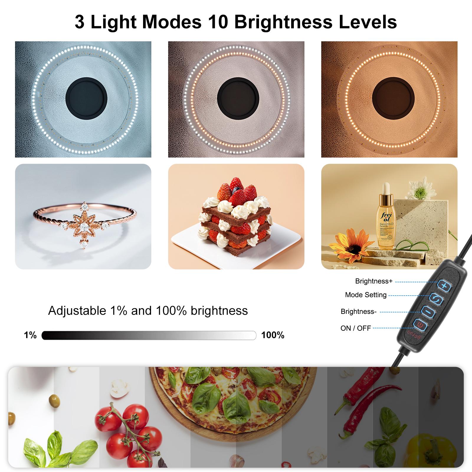 PULUZ 50cm Folding Portable Ri - Photography Lighting For Products recension och pris