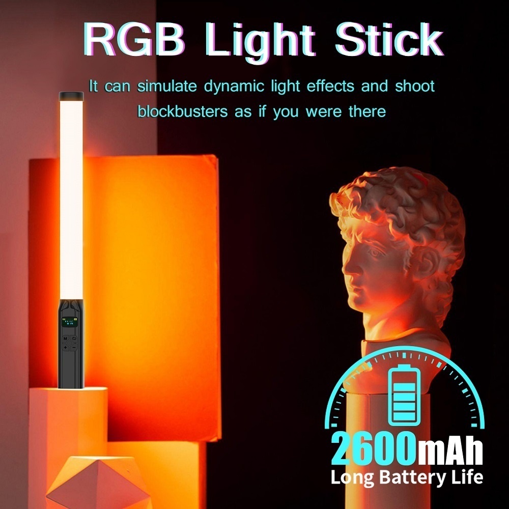 50CM RGB Stick Light Wand Ligh - Photography Lighting Youtube recension och pris