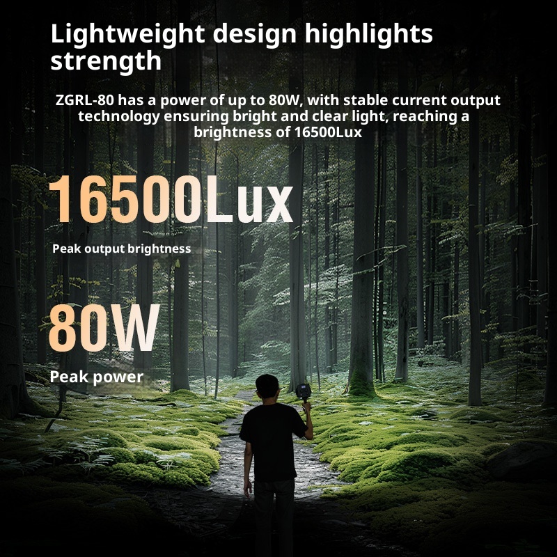 ZGRL80 80W COB LED Video Light - Photography Lighting Outdoor recension och pris