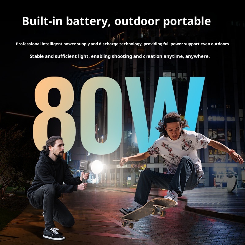 ZGRL80 80W COB LED Video Light - Photography Lighting Outdoor recension och pris