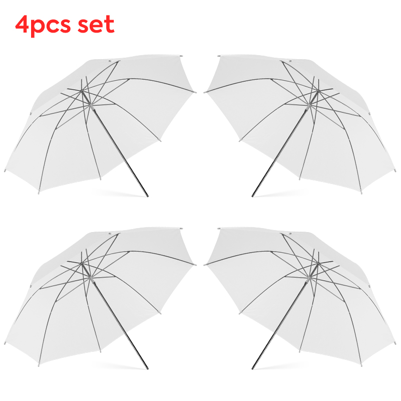 76 * 80cm X4 Transparent White - Photography Lighting With Umbrella recension och pris