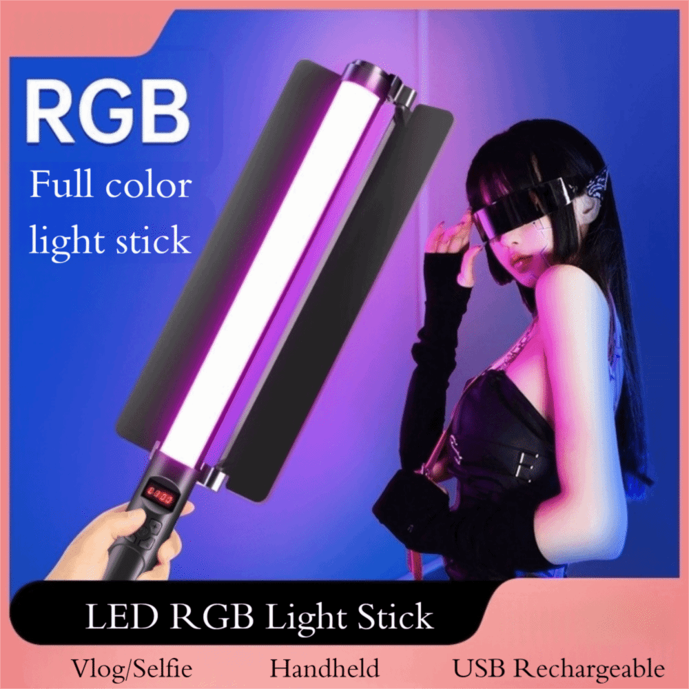 Handheld LED RGB Light Stick C - Photography Lighting Studio recension och pris