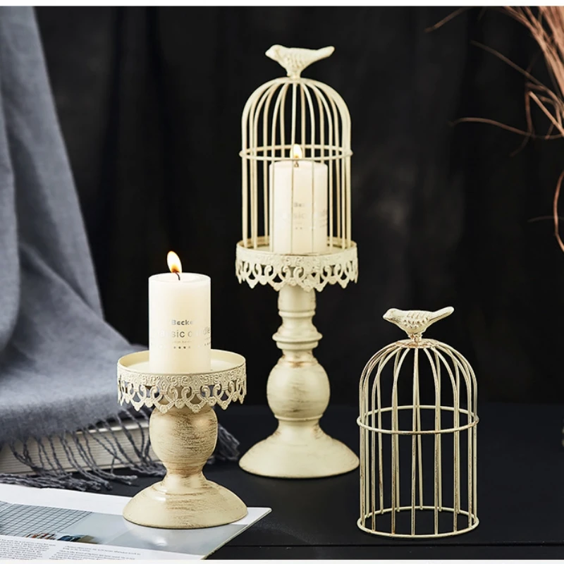 Vintage Birdcage Candle Holder - Vintage Photography Lighting recension och pris