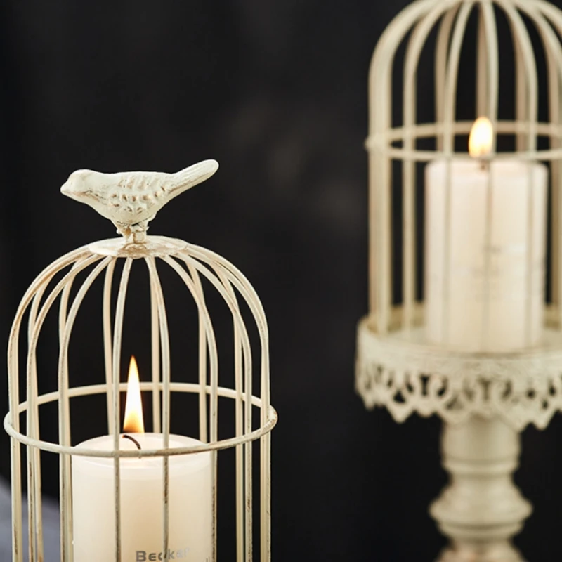 Vintage Birdcage Candle Holder - Vintage Photography Lighting recension och pris