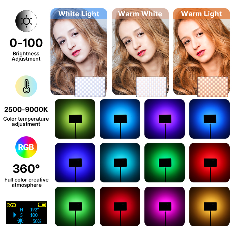 Ulanzi LT003 15W RGB Video Lig - Photography Lighting With Umbrella recension och pris