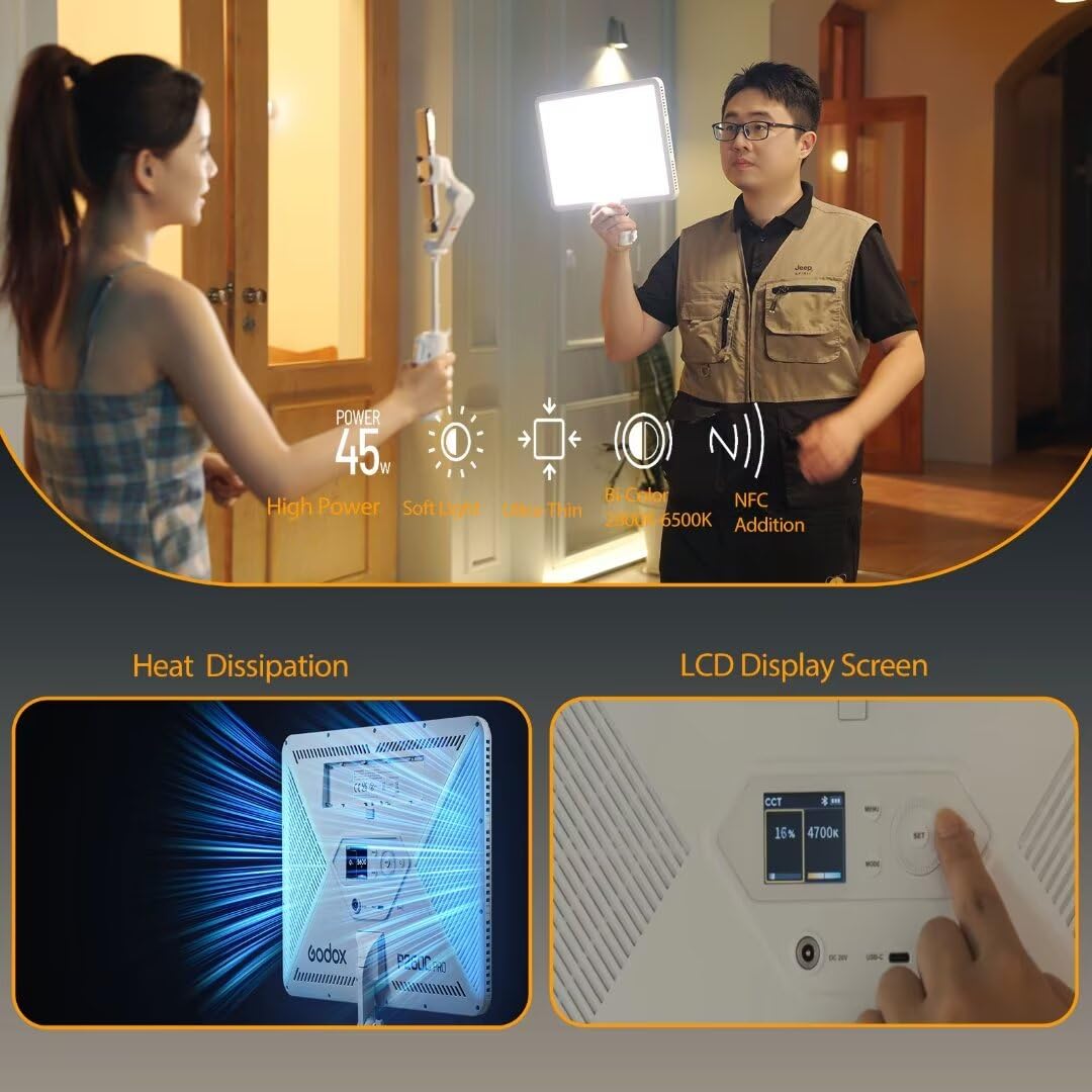 Godox P260C Pro LED Video Ligh - Photography Lighting Youtube recension och pris
