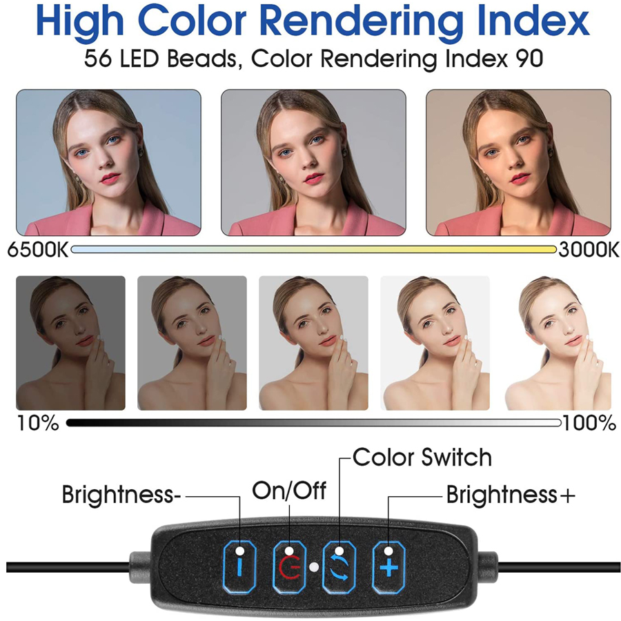 16cm LED Video Light with Stan - Photography Lighting Youtube recension och pris