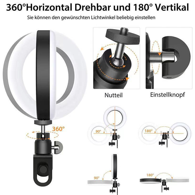 16cm LED Video Light with Stan - Photography Lighting Youtube recension och pris