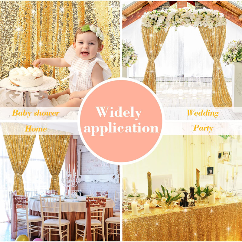 Sequin Backdrop Curtains - 2 P - Photography Lighting Youtube recension och pris