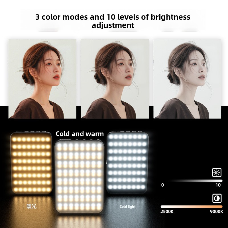 Double-sided Magnetic Filling  - Photography Mobile Lighting recension och pris