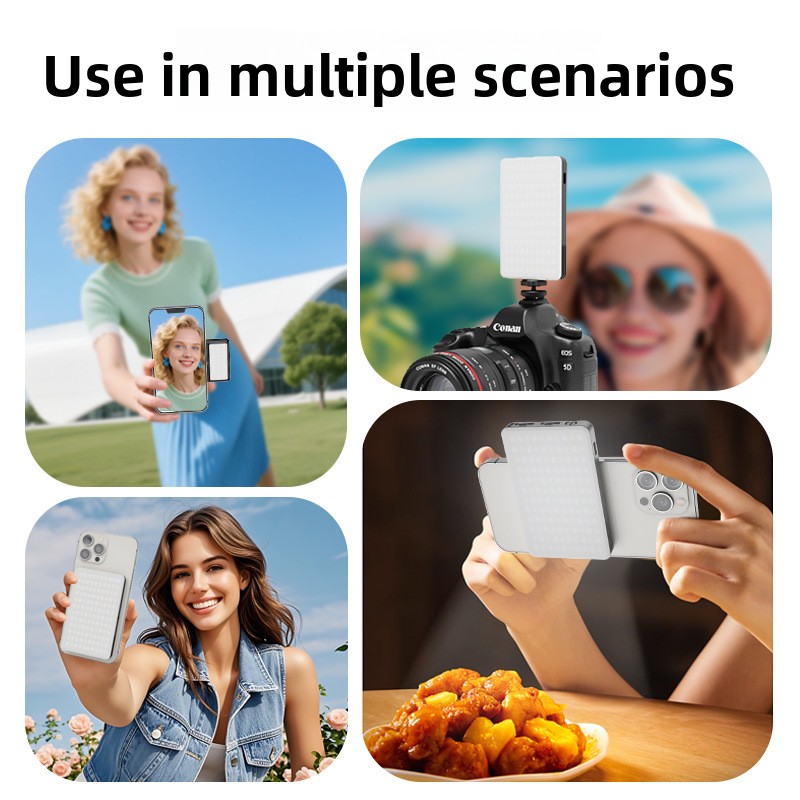 Double-sided Magnetic Filling  - Photography Mobile Lighting recension och pris