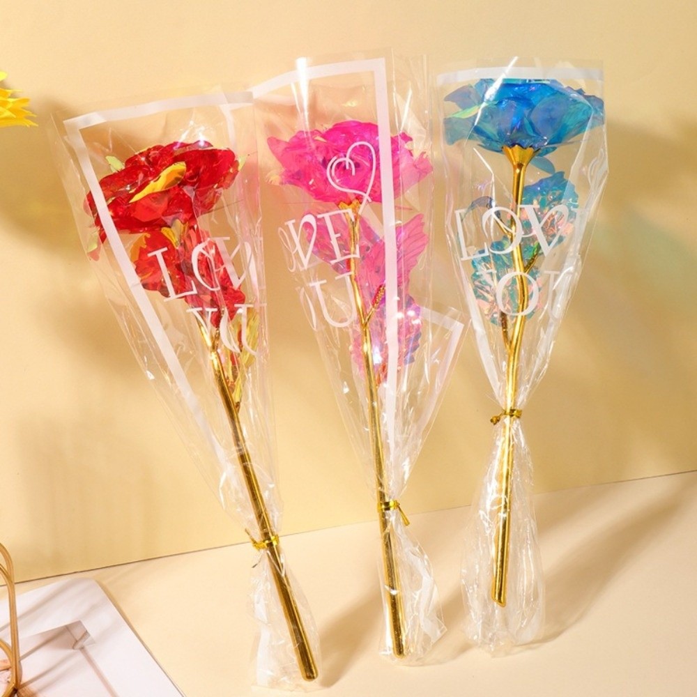 Glowing Gold Foil Rose Flower  - Photography Lighting Simulation recension och pris