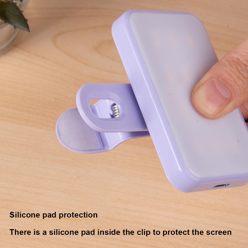 Selfie LED Color Clip Fill Lig - Photography Mobile Lighting recension och pris