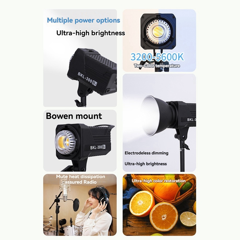 300W Bi LED Video Light, Conti - Photography Lighting Spotlight recension och pris