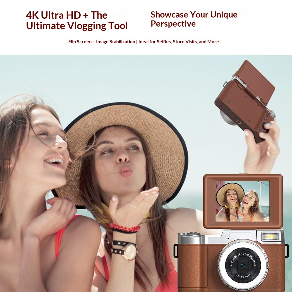 4K 64MP Digital Camera for Pho - Photography Lighting Beginners recension och pris