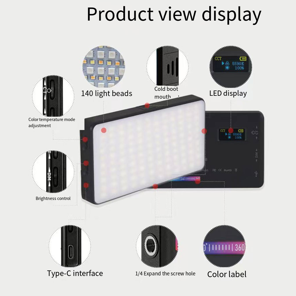 RGB Modes Mini Spotlight Fill  - Photography Lighting Spotlight recension och pris