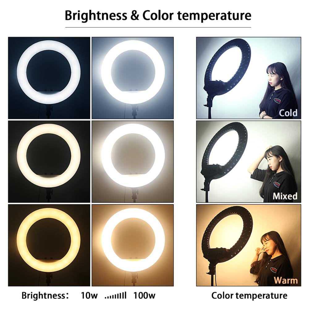 Fusitu FT-54 LED Ring Light Di - Iris Photography Led Lighting Pack recension och pris